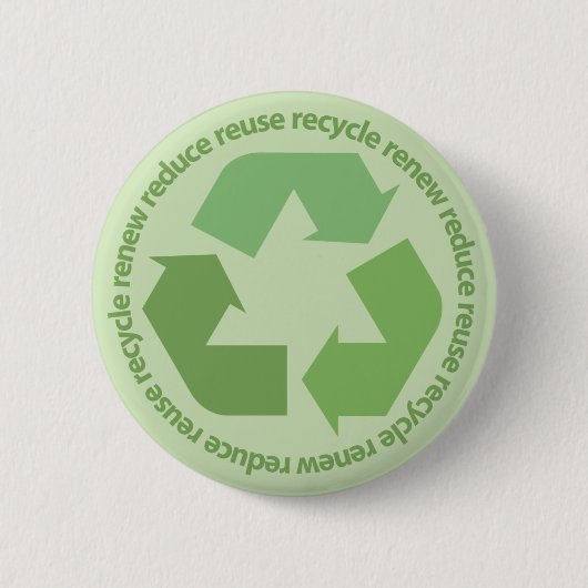 Recyceln Sie Knopf Button (Vorderseite)