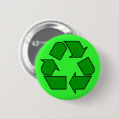 Recyceln Sie Knopf Button (Vorne & Hinten)