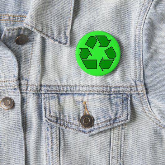 Recyceln Sie Knopf Button (Beispiel)