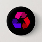 recyceln Sie Knopf Button (Vorderseite)