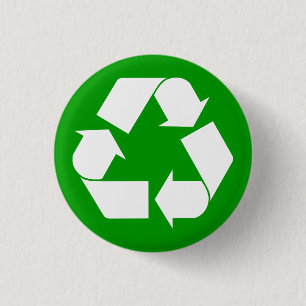 Recyceln Sie Knopf Button