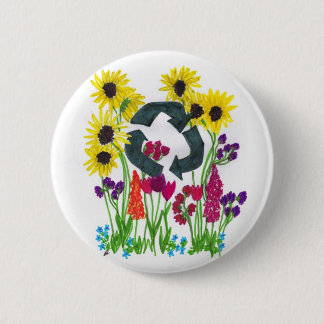 Recyceln Sie Knopf Button