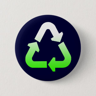Recyceln Sie Knopf Button