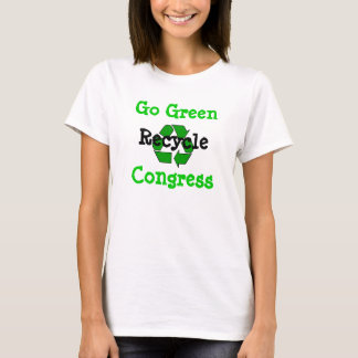 Recyceln Sie Kongreß T-Shirt