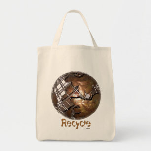 Recyceln Sie Lebensmittelgeschäft Tragetasche