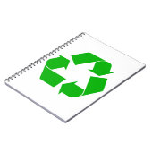 Recyceln Sie Notizbuch Notizblock (Linke Seite)