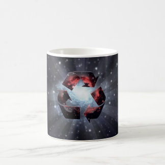 Recyceln Sie (Raum) Kaffeetasse