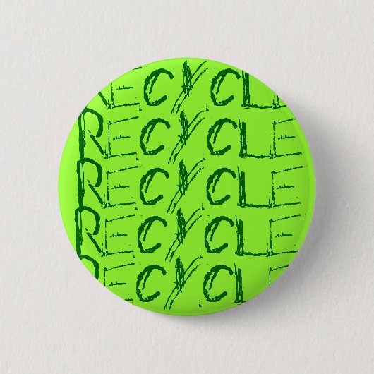 Recyceln Sie, recyceln Sie Knopf Button (Vorderseite)