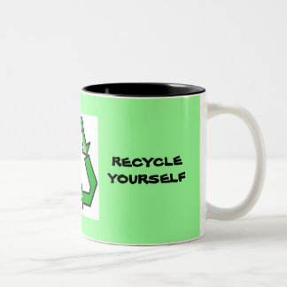 Recyceln Sie sich Tasse
