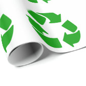 Recyceln Sie Symbol Geschenkpapier (Rolleneckpunkt)
