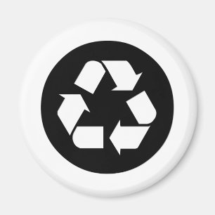 Recyceln Sie Symbol - verringern Sie, verwenden Magnet