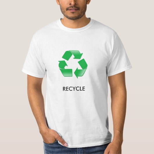 recyceln Sie T-Shirt (Vorderseite)