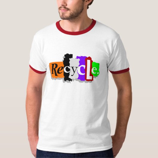Recyceln Sie T - Shirt (Vorderseite)
