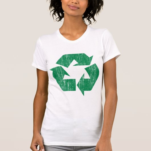 Recyceln Sie T - Shirts für Erdtag (Vorderseite)