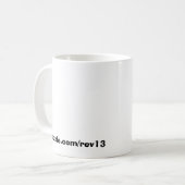 Recyceln Sie Tasse (Vorderseite Links)