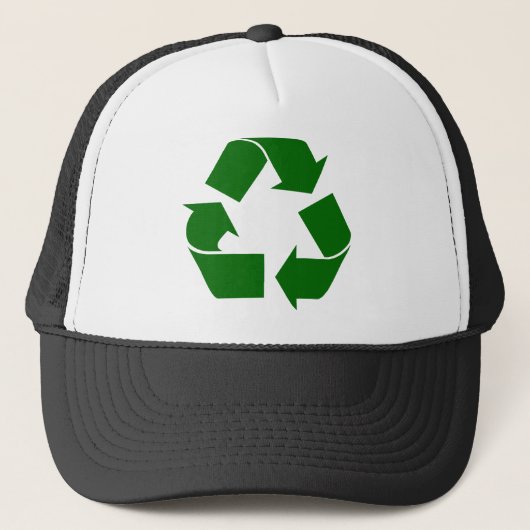recyceln Sie Truckerkappe (Vorderseite)