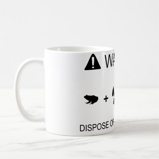 Recyceln Sie verantwortlich Kaffeetasse (Links)
