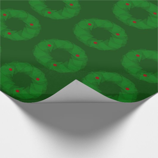 Recyceln Sie Wreathverpackungspapier Geschenkpapier (Ecke)