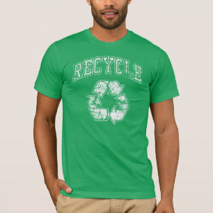 Recyceln Sie Zeichen T-Shirt