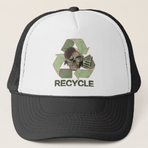 Recyceln Sie Zombie Truckerkappe