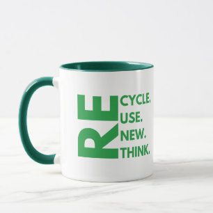 Recyceln Wiederverwenden Erneuern Umdenken Tag der Tasse