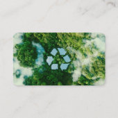 Recycelnd Abfallbewirtschaftung Visitenkarte (Vorderseite)