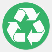 Recycelnd Aufkleber (Vorderseite)