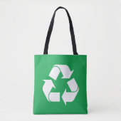 Recycelnd Aufkleber Tasche (Vorderseite)