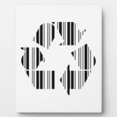 RECYCELND BAR-CODE-Design für das Barcode-Muster G Fotoplatte (Vorderseite)