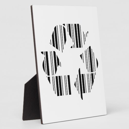 RECYCELND BAR-CODE-Design für das Barcode-Muster G Fotoplatte (Seite)