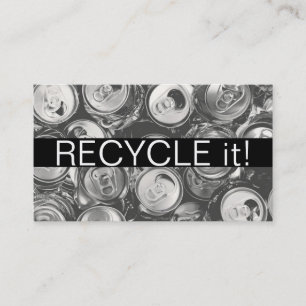 Recycelnd Beseitigung von Schrottmetallen Visitenkarte