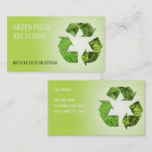 Recycelnd Beseitigung von Schrottmetallen Visitenkarte (Vorne/Hinten)