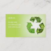 Recycelnd Beseitigung von Schrottmetallen Visitenkarte (Rückseite)