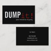 Recycelnd Beseitigung von Schrottmetallen Visitenkarte (Vorne/Hinten)