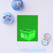 recycelnd-bin-307684 recycelnd bin-Zeichen leere S Flyer (Einzeln)