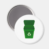 Recycelnd Bin Magnet (Vorderseite/Rückseite)