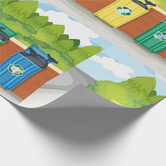 Recycelnd Bins Geschenkpapier