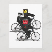 Recycelnd Bins mit dem Fahrrad