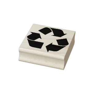 recycelnd Briefmarke der Symbolkunst Gummistempel