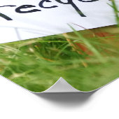 Recycelnd Chipmunk Poster (Ecke)