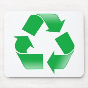 Recycelnd CLASSIC-GERECYCELT SYMBOL Mousepad