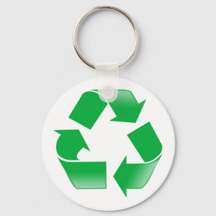 Recycelnd CLASSIC-GERECYCELT SYMBOL Schlüsselanhänger