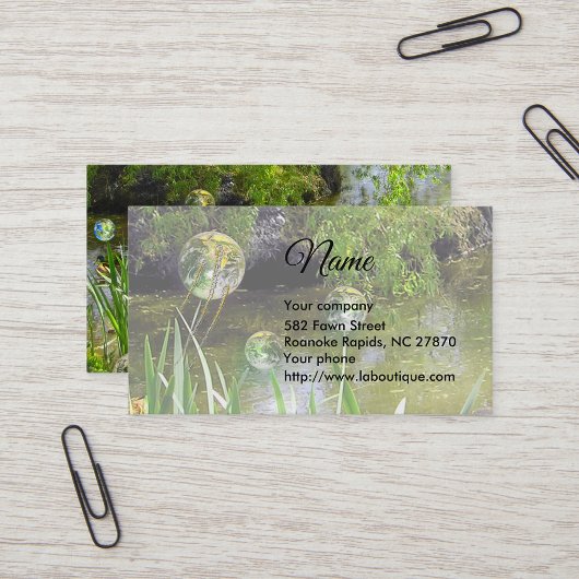 Recycelnd Earth Business Card Visitenkarte