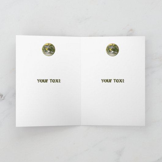 Recycelnd Erde! Karte (Innenseite)