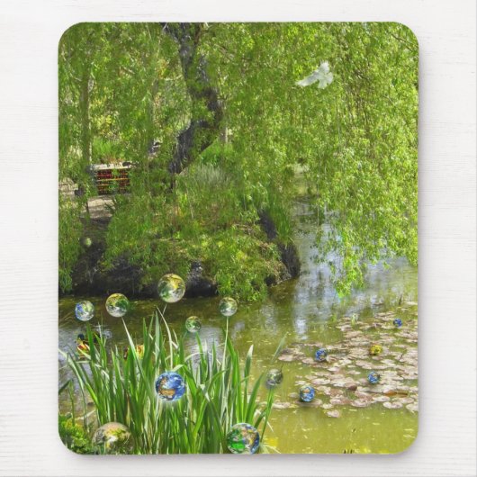 Recycelnd Erde! Mousepad (Vorne)