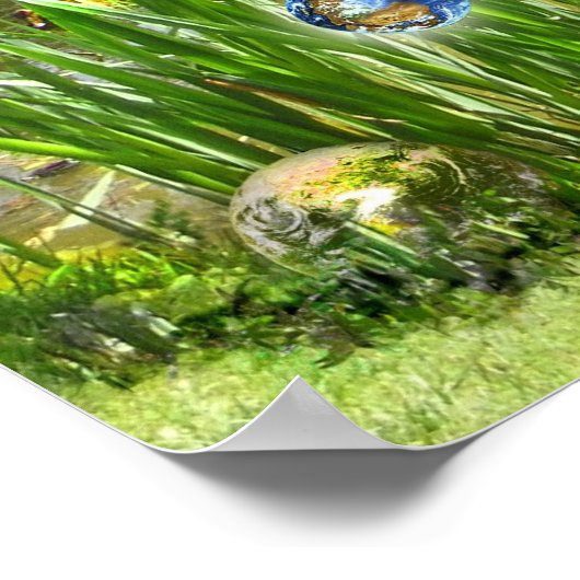 Recycelnd Erde! Poster (Ecke)