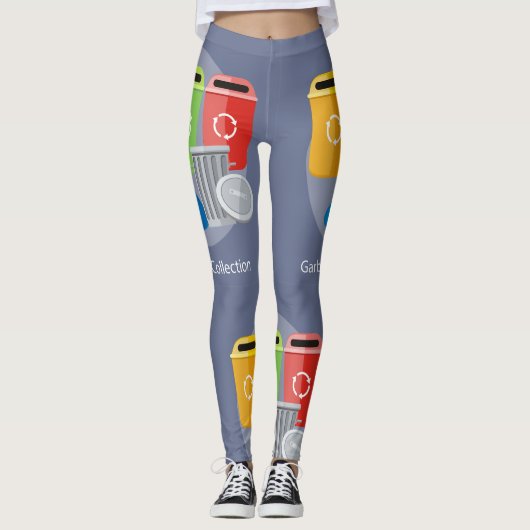 Recycelnd Garbage Collection Leggings (Vorderseite)