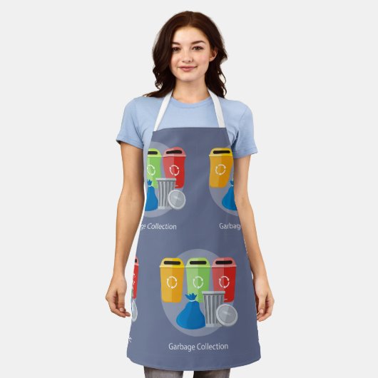 Recycelnd Garbage Collection Schürze (Getragen)