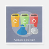 Recycelnd Garbage Collection Serviette (Vorderseite)