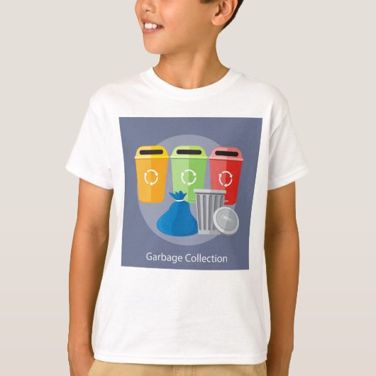 Recycelnd Garbage Collection T-Shirt (Vorderseite)